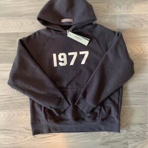 Essentials Gray Charcoal Hoodie 1977